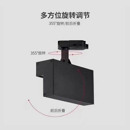 led偏光洗墙射灯博物馆美术馆展览馆背景壁画高显明装轨道灯