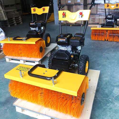 手推式小型扫灰机建筑工程地面清洁用扫地机扫雪一体机
