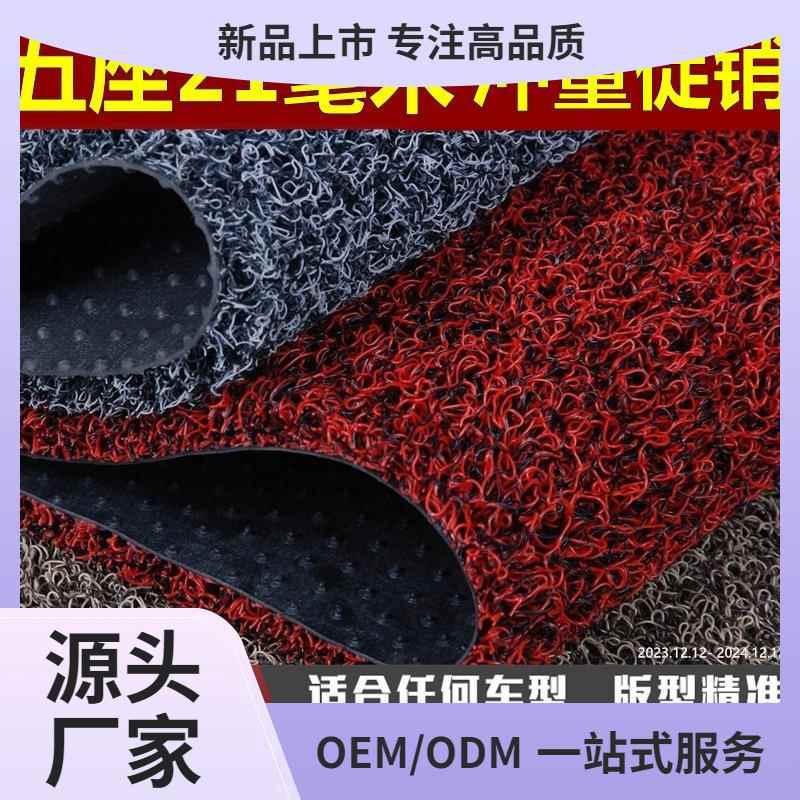 汽车脚垫丝圈耐脏易清洗通用脚垫地毯式脚踏车垫子车用地垫可裁剪