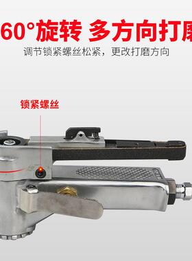 欧维尔OW-SD10气动砂带机1寸抛光机 砂光机 磨光机10*330mm
