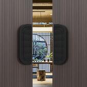 新款 简约大门拉手方形设计仿古铜推拉玻璃门拉手金属雕刻高档时尚