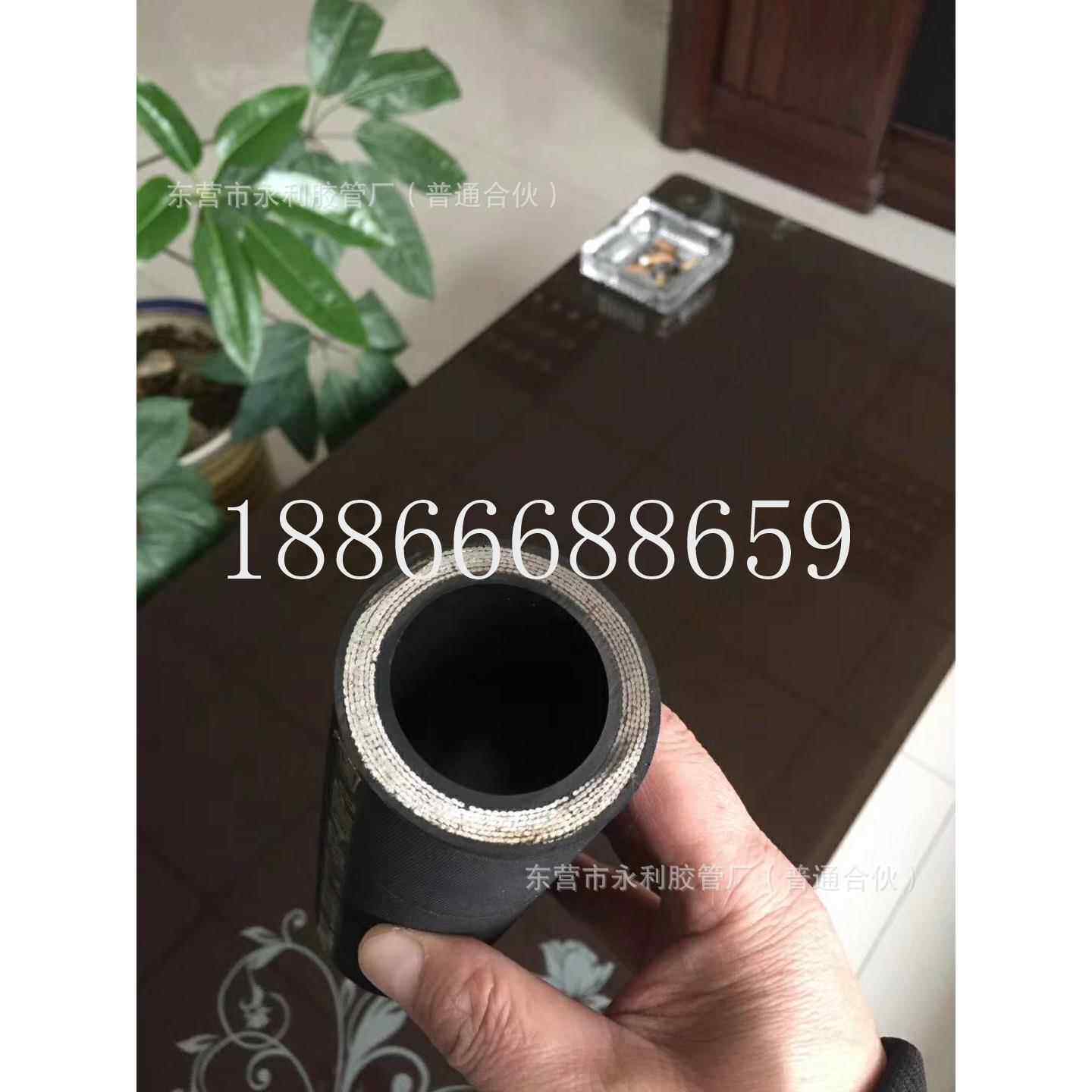 DN13 16 19 25 32mm超高压钢丝缠绕耐温橡胶管钢丝编织蒸汽胶管