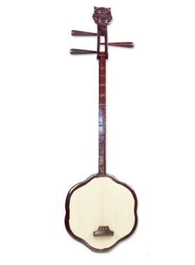 高档客家花琴潮乐器秦蹈汕琴三弦古装汉风拍照摄影舞舞台表演梅出