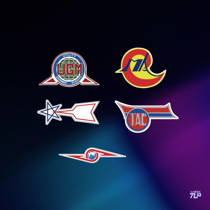 TLP反光车贴 防卫队UNDF科学特别搜查队宇宙怪兽动漫标志