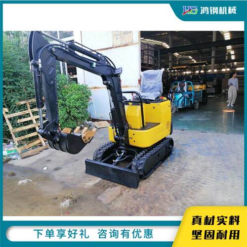液压履带式挖掘机果园大棚挖沟挖掘机小型破碎挖沟挖土机