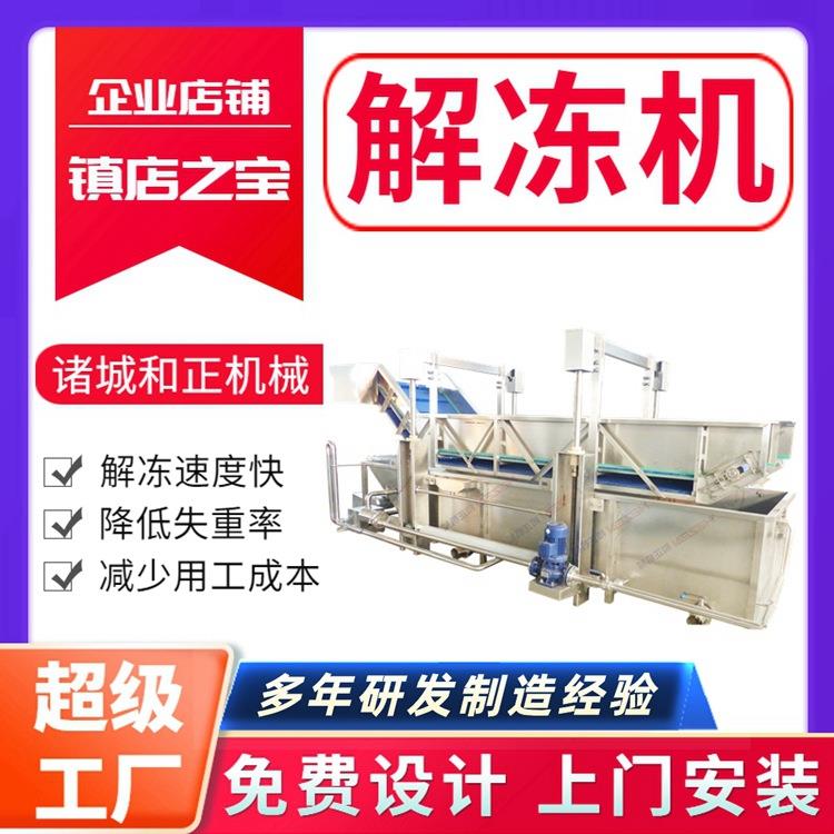 牛羊肉化冻猪肉解冻缓化机鱼类肉类缓化清洗机鼓泡喷淋解冻机