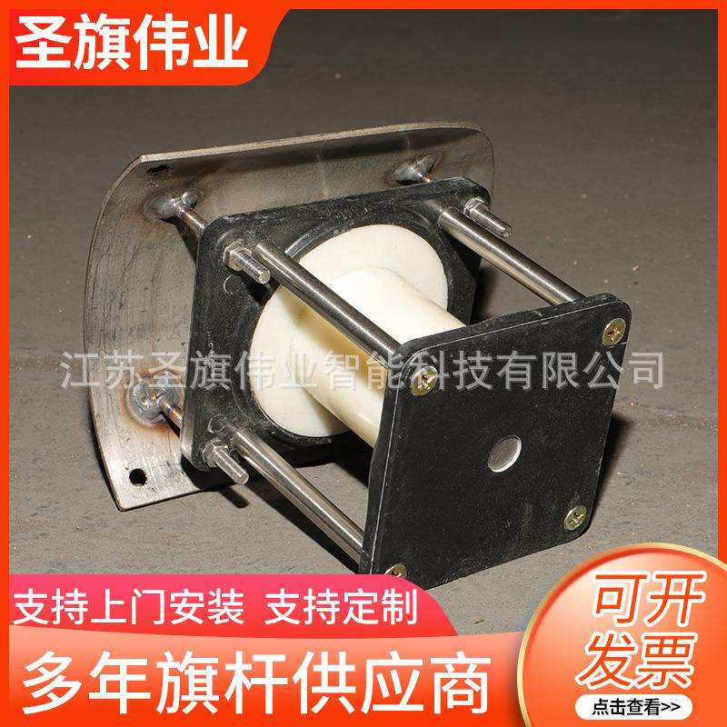 旗杆升降器旗杆配件镀锌加升厚圆孔降器ELR手旗杆升旗摇装置