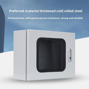 配电箱室内单门可视窗基础箱工程壁挂式仪表箱电控箱出口加厚型