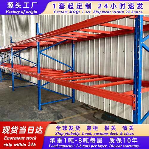 重型货架大型仓库货架车间加厚托盘高位仓储库房货架子多层横梁式