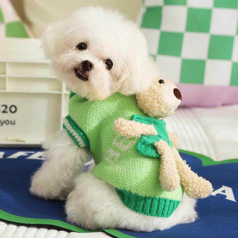 狗狗衣服秋季比熊小狗幼犬博美泰迪冬装小型犬秋冬款宠物毛衣秋天