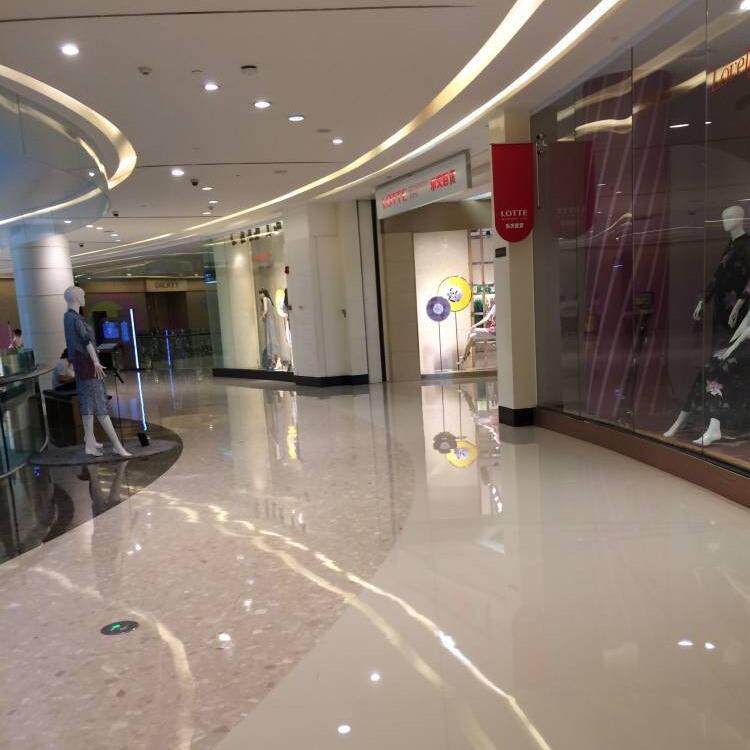 酒店大厅圆柱热弯弧形墙面亚克力人造石楼盘公寓室内白色岗石地板