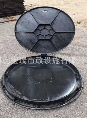 球墨铸铁井盖重型E600井盖轻型绿化带人行道铸铁井盖市政排水现货