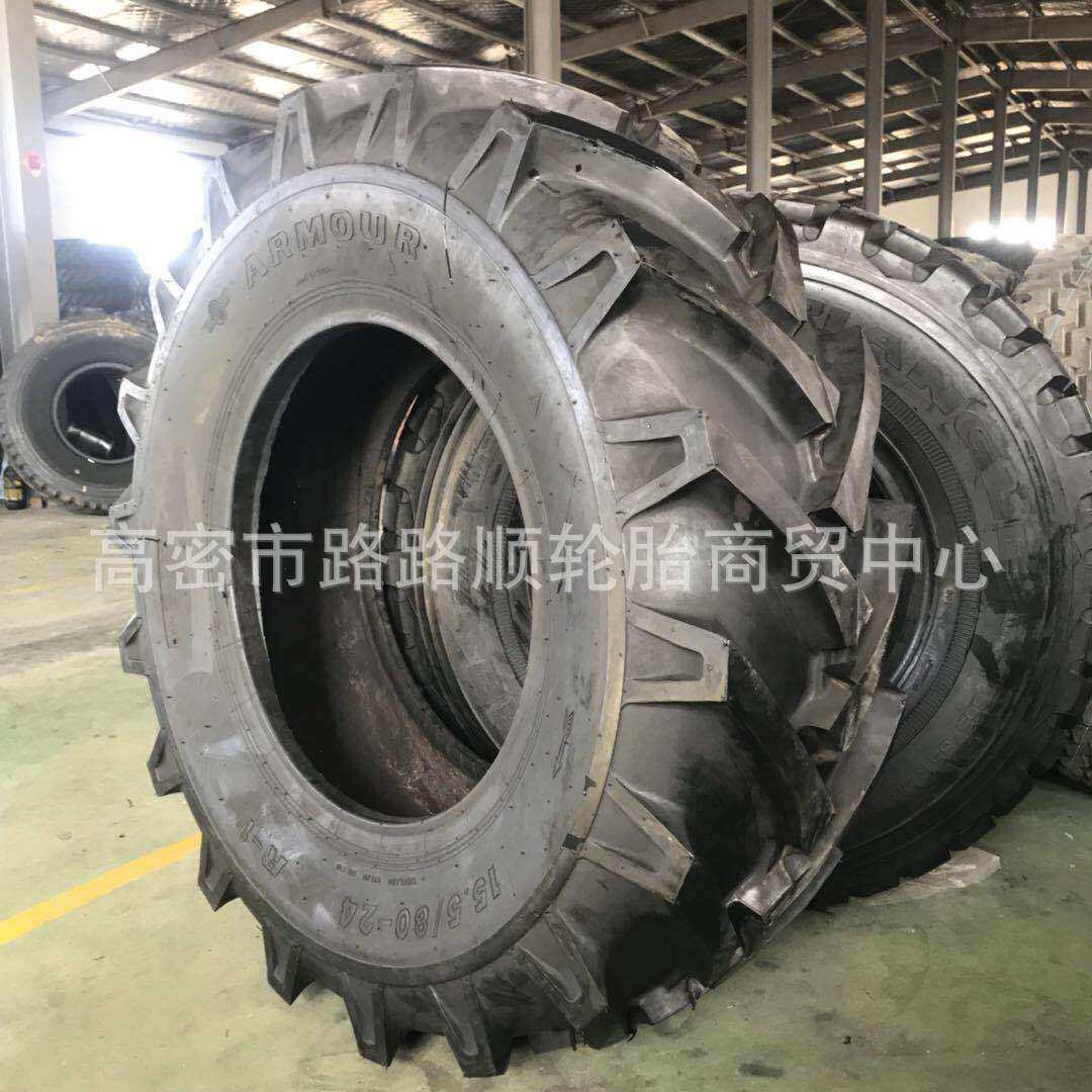 徐州甲字真空15.5/80-24 16.5/80-24拖拉机超宽行驶面驱动轮胎