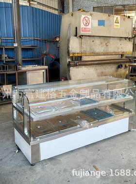 快餐保温台商用小碗菜大型中式打菜台食堂饭堂称重酒店加热设备