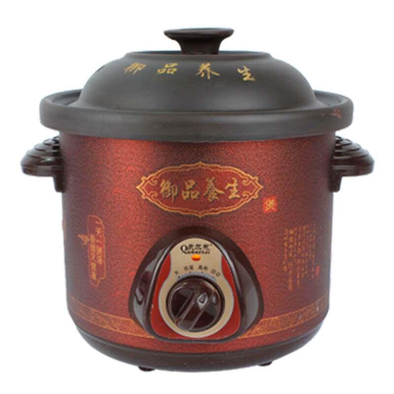 泉尔思紫砂电炖锅 陶瓷慢炖锅煲粥 煲汤锅 电砂锅 全自动1.5L-6L
