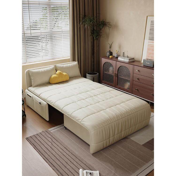 智电动沙发床多功D01能小户型折叠可单人双人能厅书客房两用伸缩