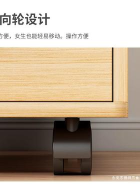 件柜桌下收小纳柜文置物柜侧边抽屉办公带锁储物柜移动OQY柜矮柜