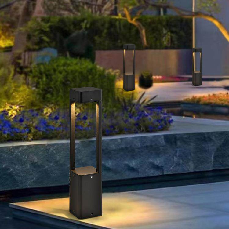 中式简约压铸铝合金小区庭院花园装饰景观方形户外防水led草坪