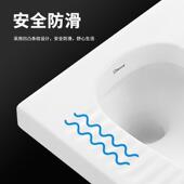 钻石洁具蹲便器水蹲坑式 蹲整厕便池箱套家用大器便812厕所防臭卫