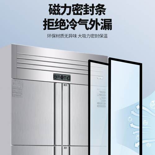 四门冰箱酒店冰柜冻厨房DHO专商用用冻柜大容量立式冷藏冷六冷门