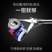 不锈钢捡垃圾 夹子火钳夹加长捡拾器拾物钳家用伸缩长柄环卫工人