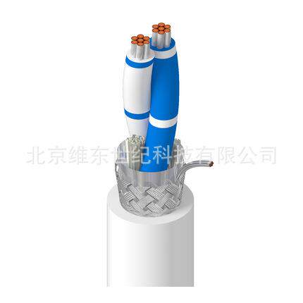 TSXCSA500型2x24AWG双层屏蔽双绞线RS-485通讯电缆MODBUS总线电缆