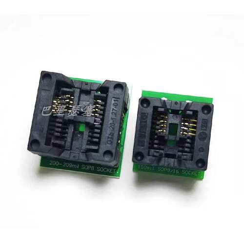 窄体/宽体 SOP8转DIP8 IC测试座 烧录座 芯片转换座 1.8V转换座