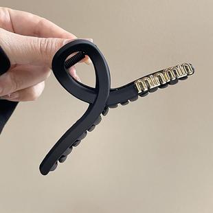 抓夹女2024新款高级感大发量多鲨鱼夹大号15cm发夹后脑勺发卡发饰