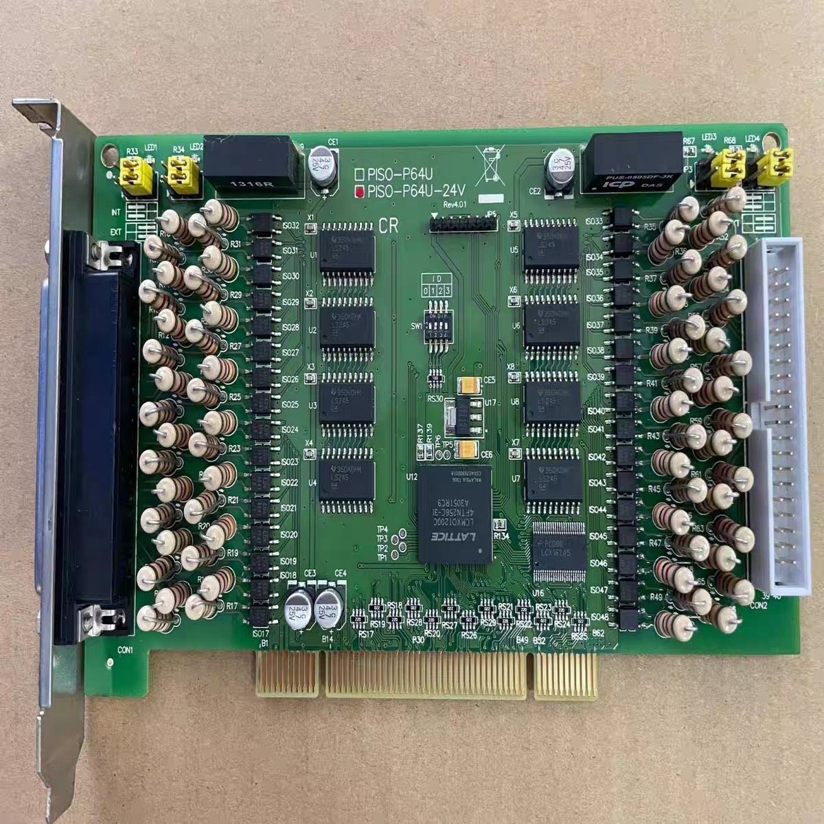 泓格PISO-P64U数据采集板卡64路隔离数字量输入DIO