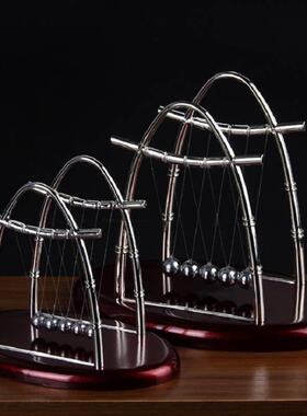 钢铁侠混沌摆摆件牛顿摆如意摆办公桌面上家居办公创意礼品包邮