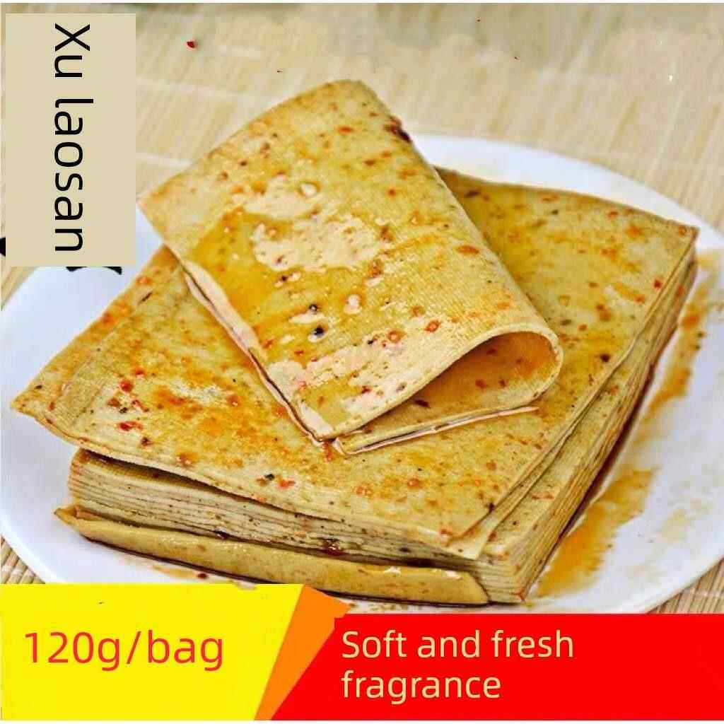 遂宁特色菜徐老三软干麻辣五香豆腐皮/干鲜袋120g 35元