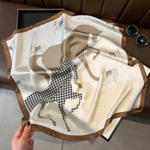 Square scarf 70cm satin square scarf silk 方巾70缎面方巾丝绸