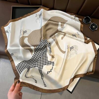 Square scarf 70cm satin square scarf silk 方巾70缎面方巾丝绸
