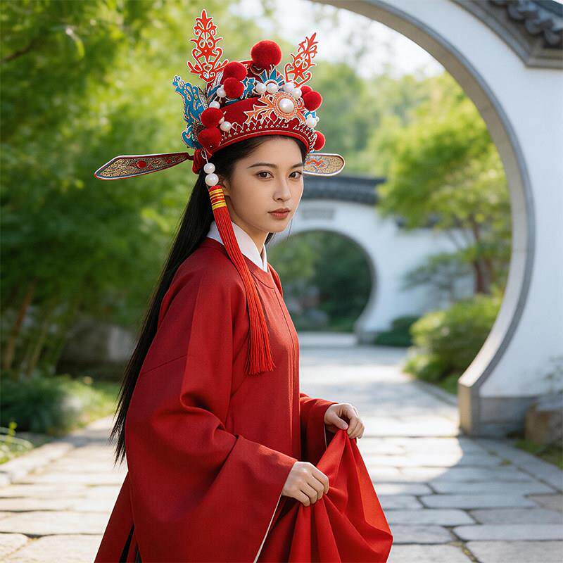 戏剧古装京剧戏曲服装纱帽黄梅戏状元帽驸马套四郎探母杨四郎官帽