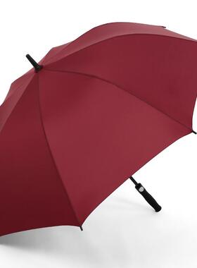 正品长柄高尔加厚雨伞广告告伞杆商务双人夫抗风伞直礼品伞印logo