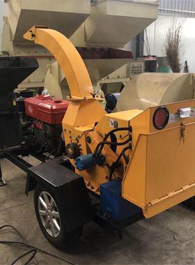 多湿两用树枝粉碎机小型园动林TPG果木碎枝机移式功能木材粉碎干