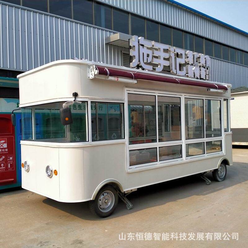 创业摆摊餐车夜市流动餐车四轮移动肉食熟食麻辣烫关东煮摆摊车