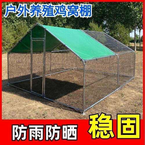 户外鸡笼大型养殖防雨鸡棚养鸡雨棚家禽鸭棚家用鸽笼孔雀鸡舍