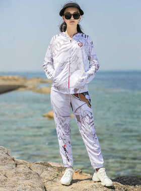 沃克森琦新款夏季连帽钓鱼服上衣