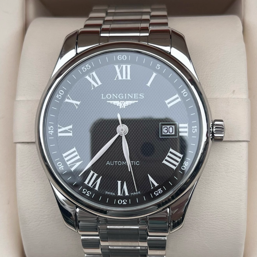 新款9.8新 浪琴名匠系列钢自动机械手表40MM男表L2.793.4.51.6