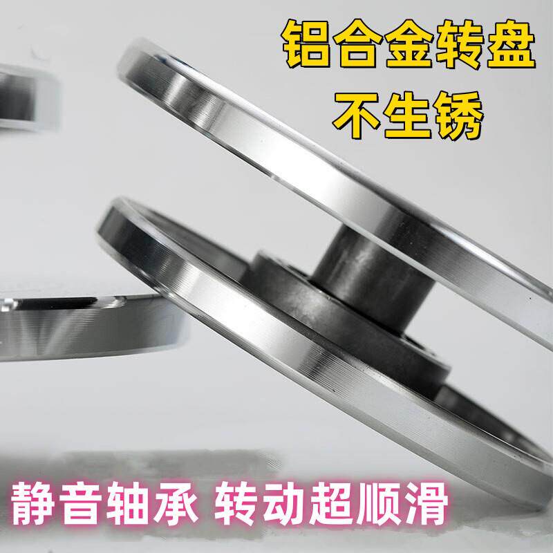 陶艺转台泥塑工具雕塑盆景造型转盘手动展示底座打包旋转台工作台
