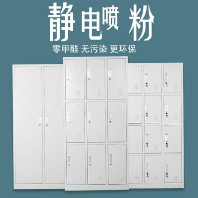员工储物柜文件柜带寄存柜ZD5255不锈柜子健身更衣室宿舍钢房更锁