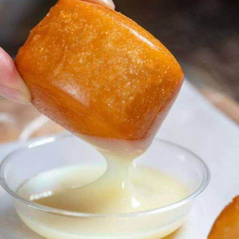 ?炼乳蘸酱黄金奶香金银油炸小馒头做蛋挞甜炼乳小包袋12g*30袋