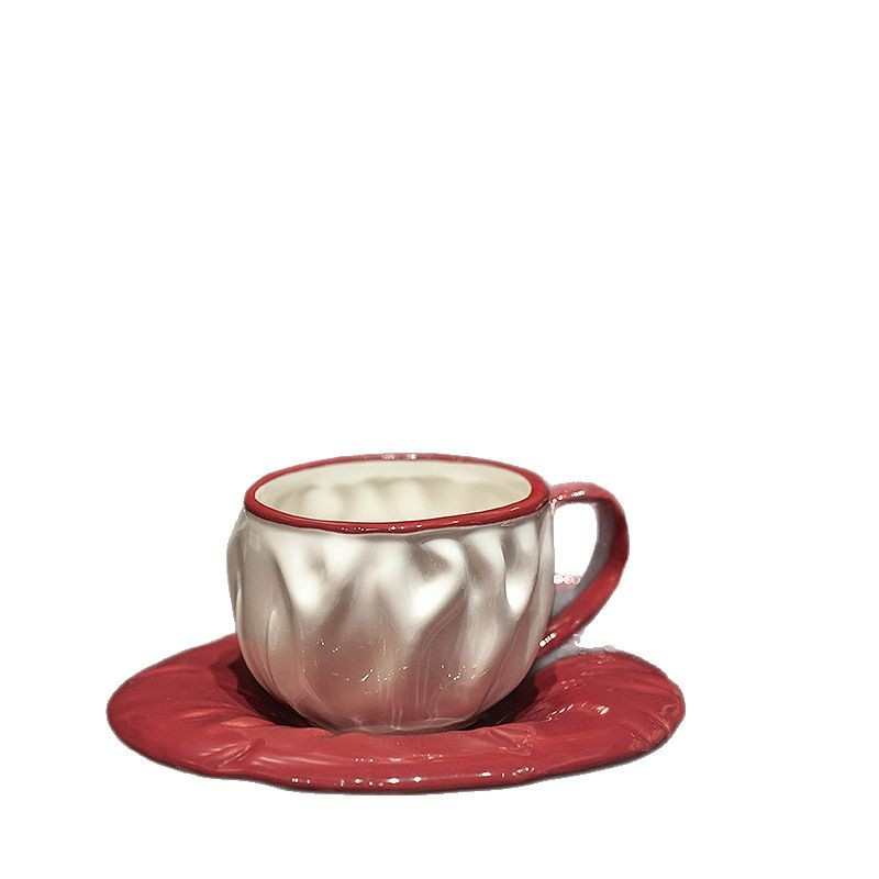 法式复古创意高颜值水具茶具陶瓷喝水杯子中古风茶壶茶杯家用待客