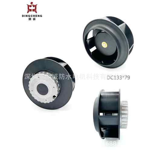 FOC三相无感低噪音后倾式风机.12V.24V离心风机