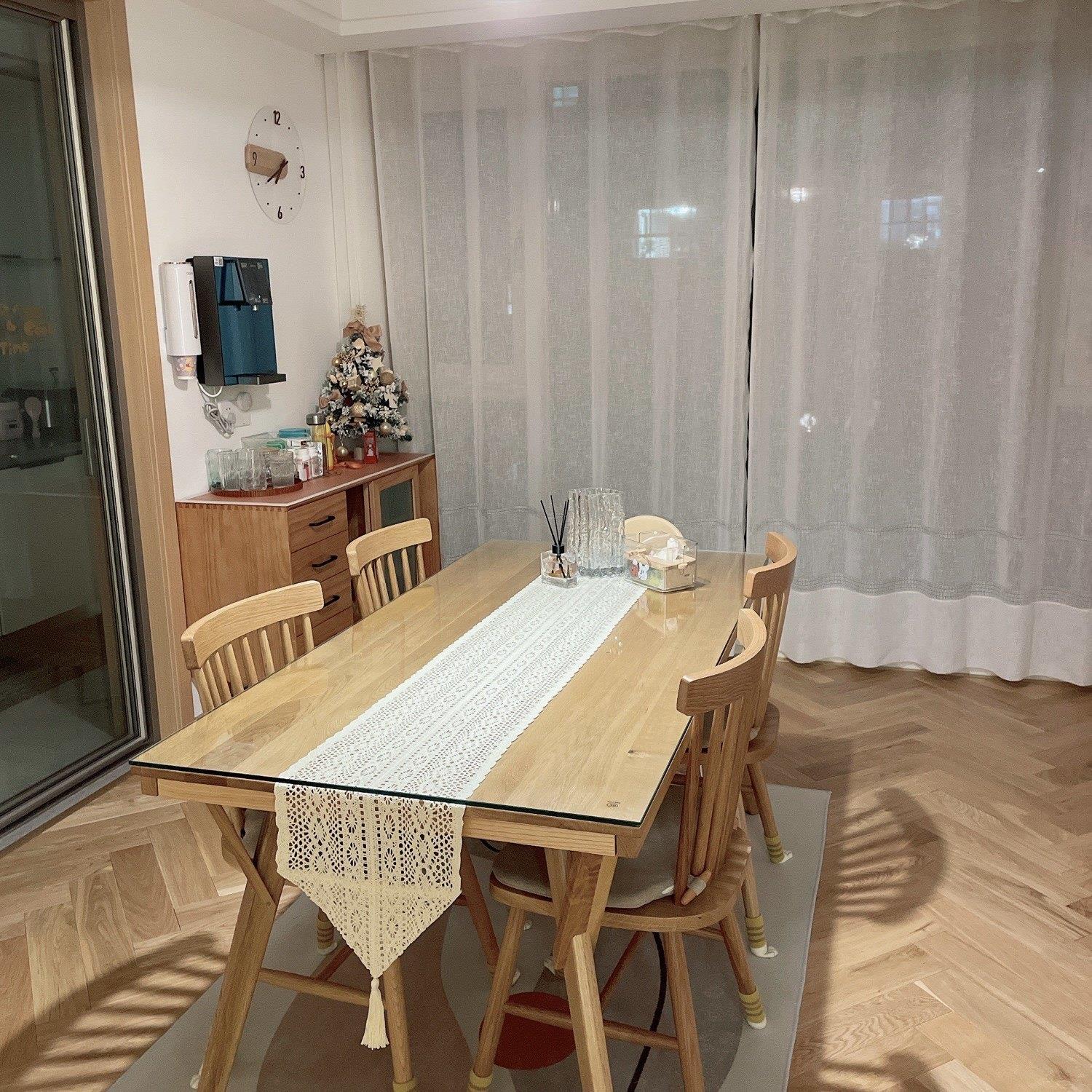 美式复古田园蕾丝镂空桌旗原木风电视柜斗柜茶几餐桌桌布桌旗ins