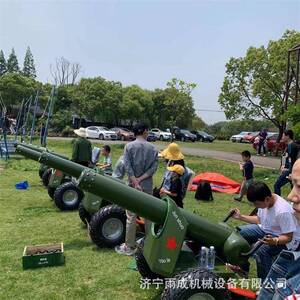 军事研学儿童空气大炮 景区游乐园公园网红摆摊游乐设备 气体大炮