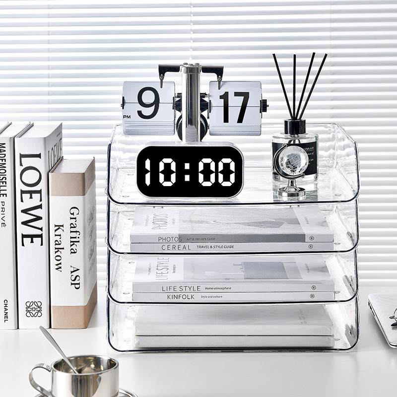 办公室亚克力文件文件卡册收纳