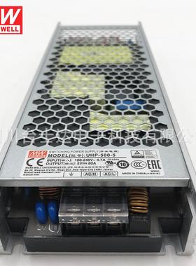 明纬电源开关UHP-500-5V4.2V 500W80A单组输出超薄型带有PFC功能
