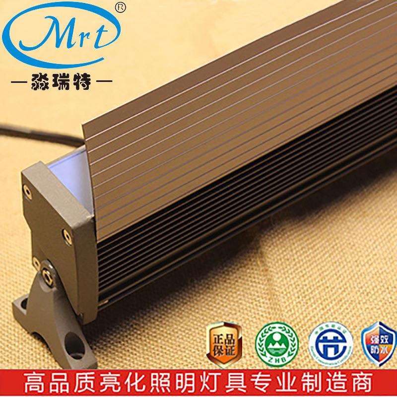 LED大功率单色RGBW广告牌建筑轮廓墙面投射线条轮廓洗墙灯48W